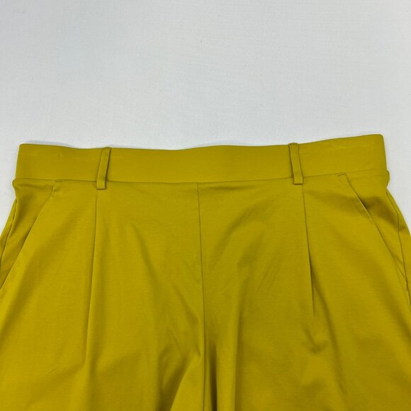 Loft Women’s Pull On Shorts High Rise Yellow Size Large New - Picture 2 of 8